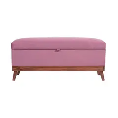 GENERICO - Banqueta con Baúl Incy Palo de Rosa120x50x40 cm de Máxima Design