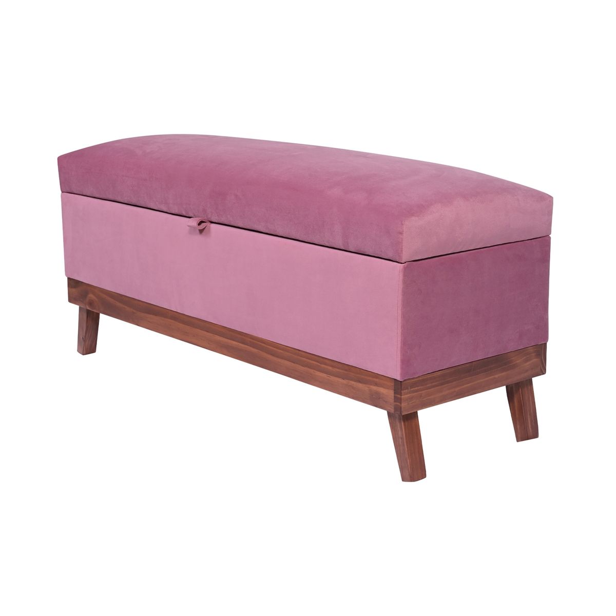 GENERICO - Banqueta con Baúl Incy Palo de Rosa120x50x40 cm de Máxima Design