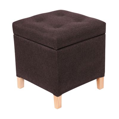 Imagen 2 del producto Pouf Rucato con Baúl Café Moro 46x46x50 cm Máxima Design