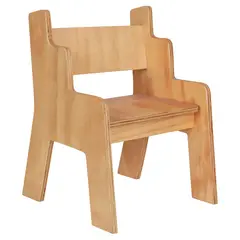 GENERICO - Silla Infantil de Madera 25x35x35 cm Máxima Design