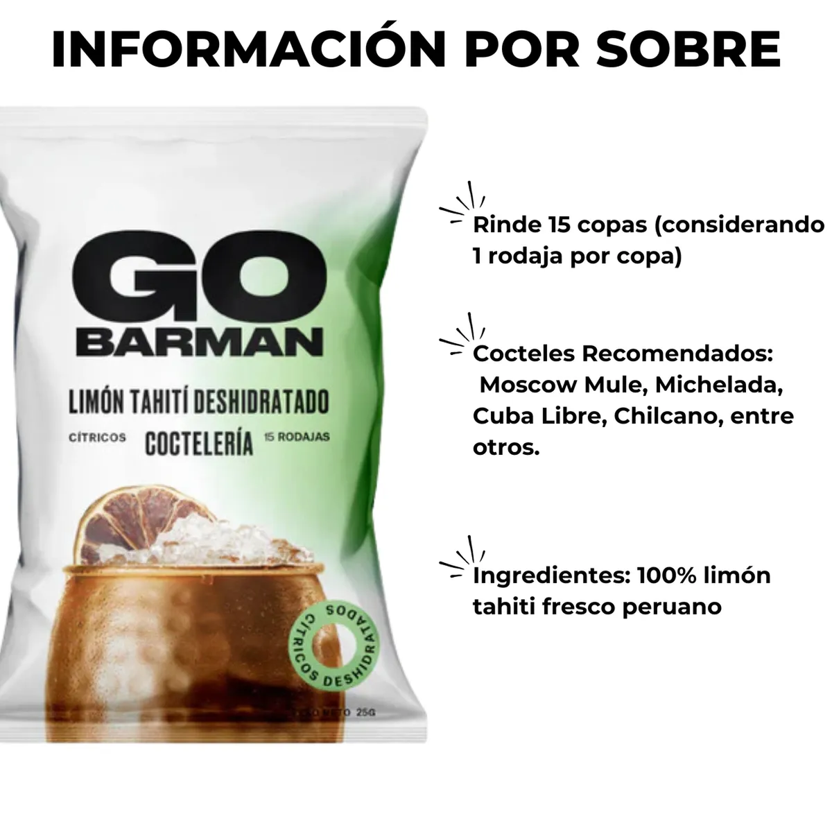 GO BARMAN - Limón Tahiti Deshidratado – Go Barman GO BARMAN