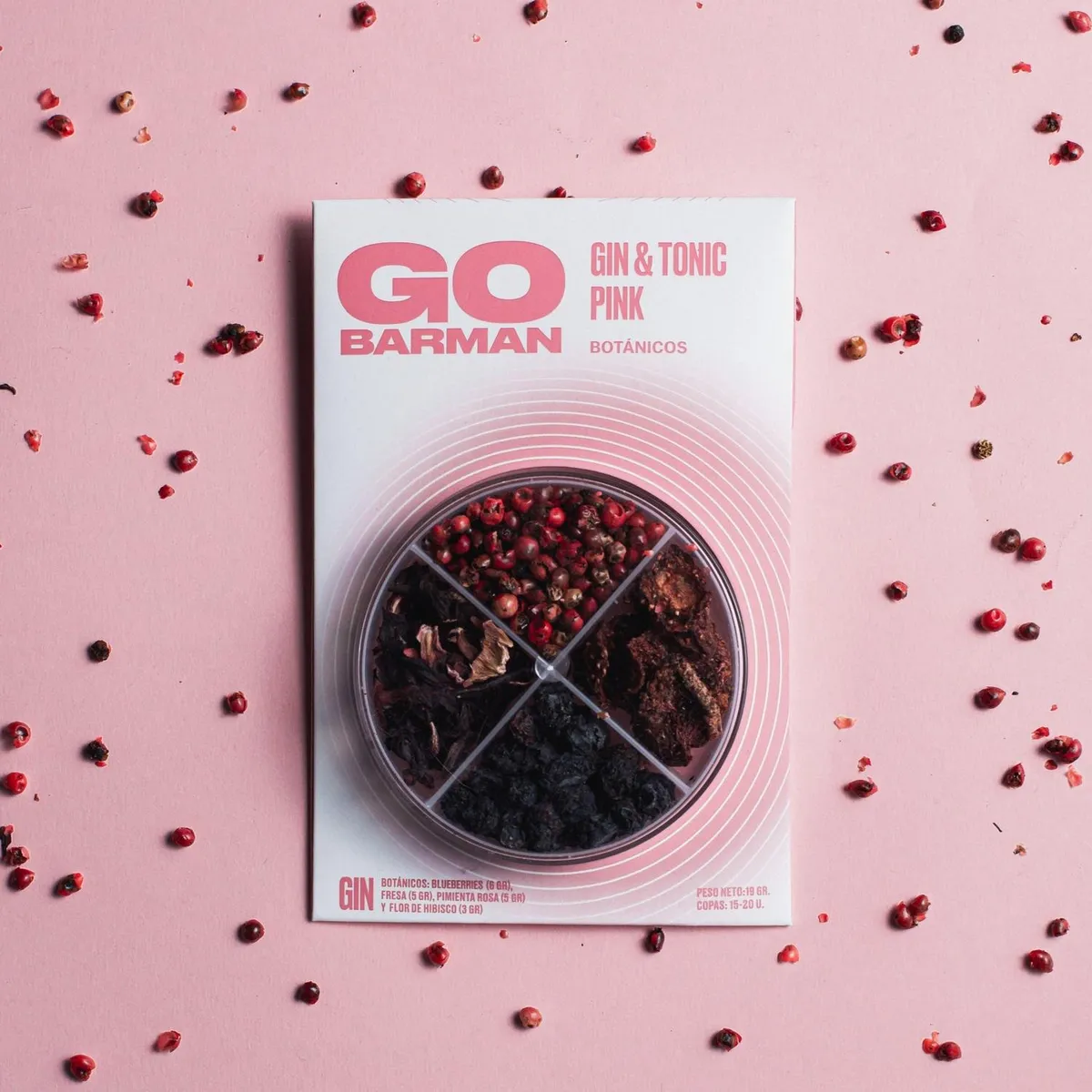 GO BARMAN - Mix de Botánicos Gin Tonic Pink – Go Barman GO BARMAN