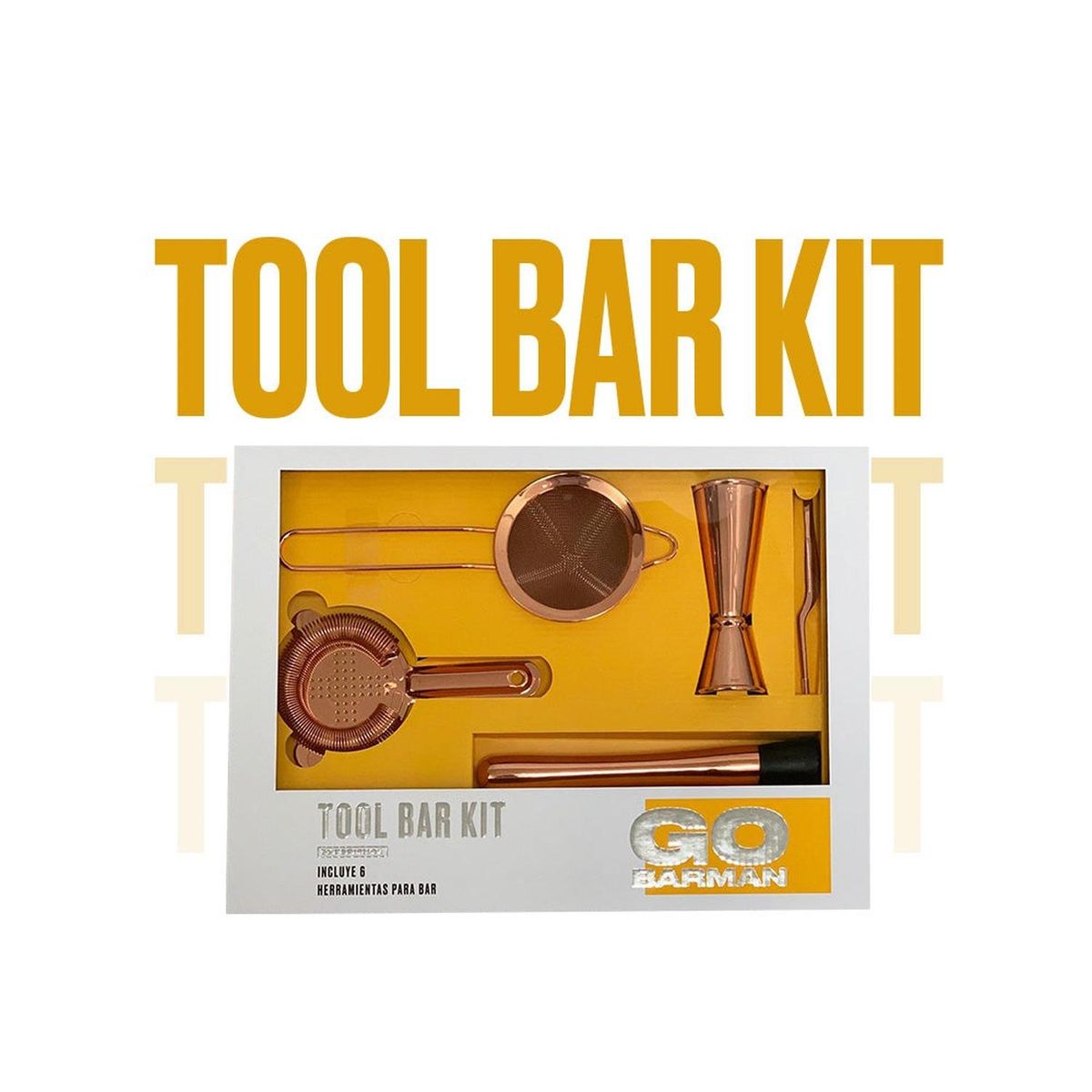 GO BARMAN - Barman Set Cobre Go Barman GO BARMAN