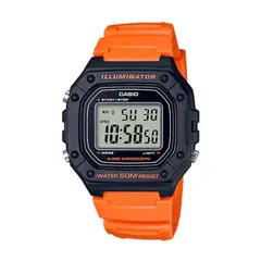 CASIO - Reloj Unisex adulto W-218H-4B2V
