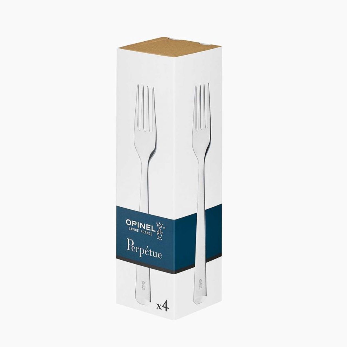 OPINEL - Tenedores Opinel Perpetue - Caja de 4 unidades - Plateado