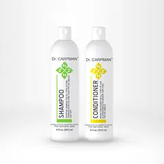 DR CARPMAN - Shampoo nutritivo sin sal y Acondicionador reparador antifrizz