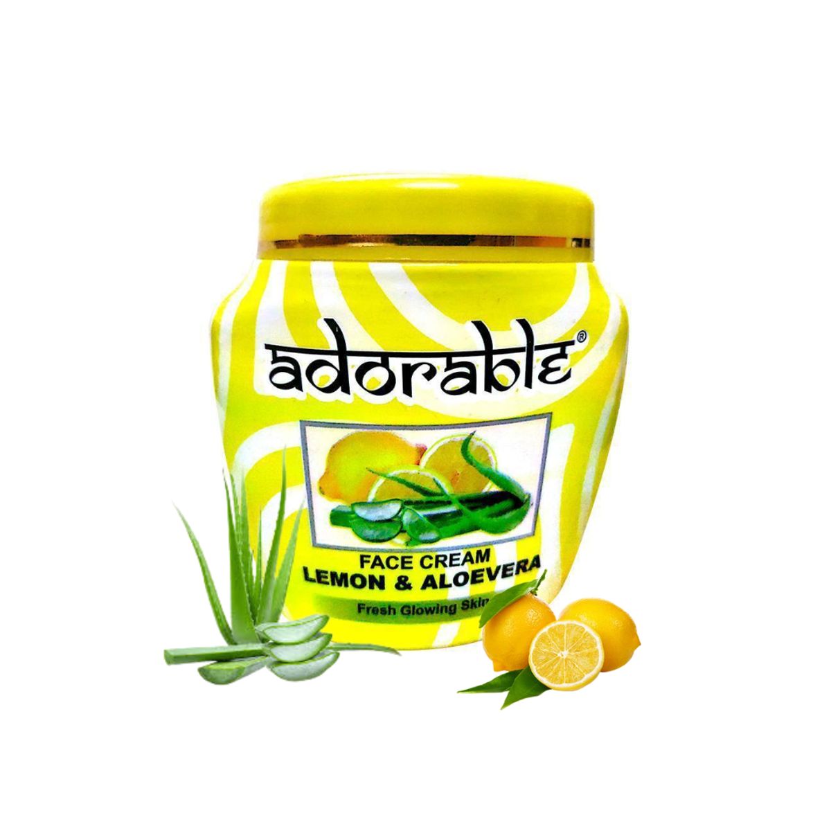 ADORABLE - Adorable Crema Facial Limón & Áloe Vera 300 ml - Turquesa