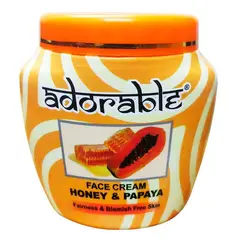 ADORABLE - Crema Facial Miel & Papaya 300 ml - Turquesa