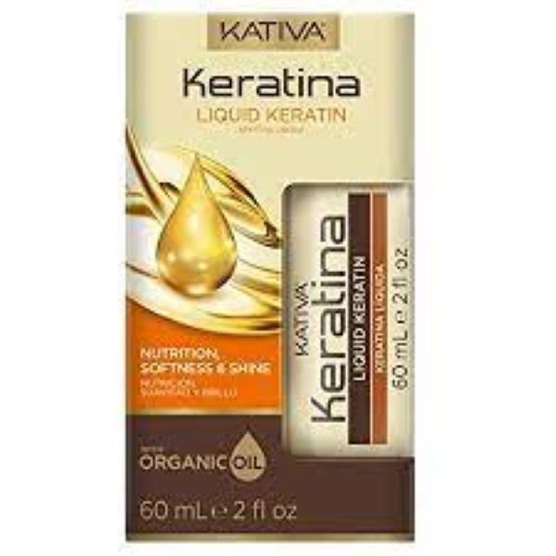 KATIVA - Aceite Kativa Keratina Líquida 60ml Nutrición Brillo
