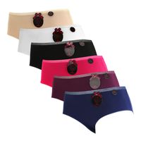 Pack de 6 Calzon Tiro Alto Algodón.