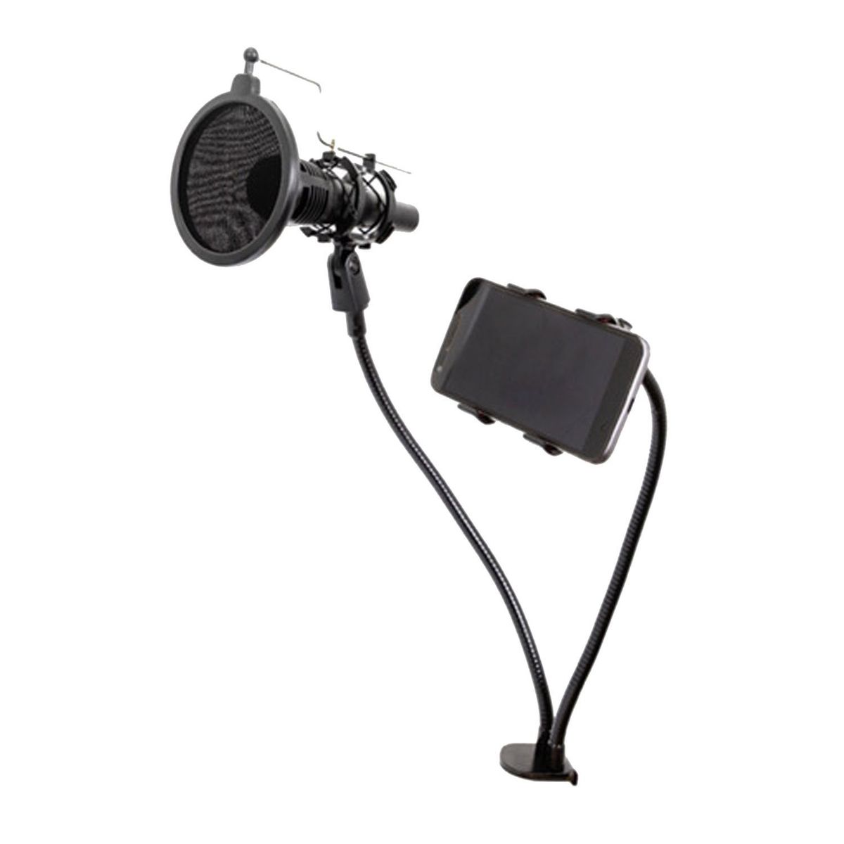PHILCO - Soporte Para Smartphone Y Micrófono Con Anti-pop Philco