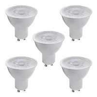 Pack 5 Ampolletas LED Dimeable GU-10 5.5 W