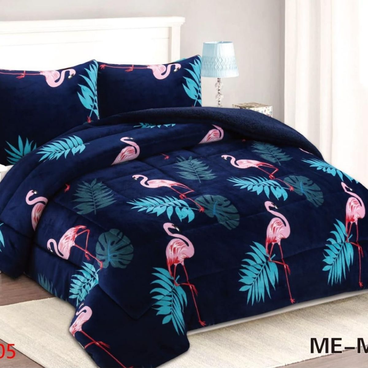 GENERICO - Cobertor Chiporro 1 1/2 Plazas - Azul Flamenco