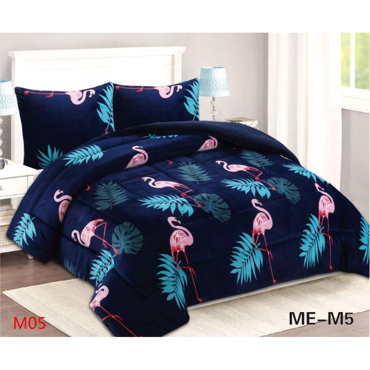 GENERICO - Cobertor Chiporro 1 1/2 Plazas - Azul Flamenco