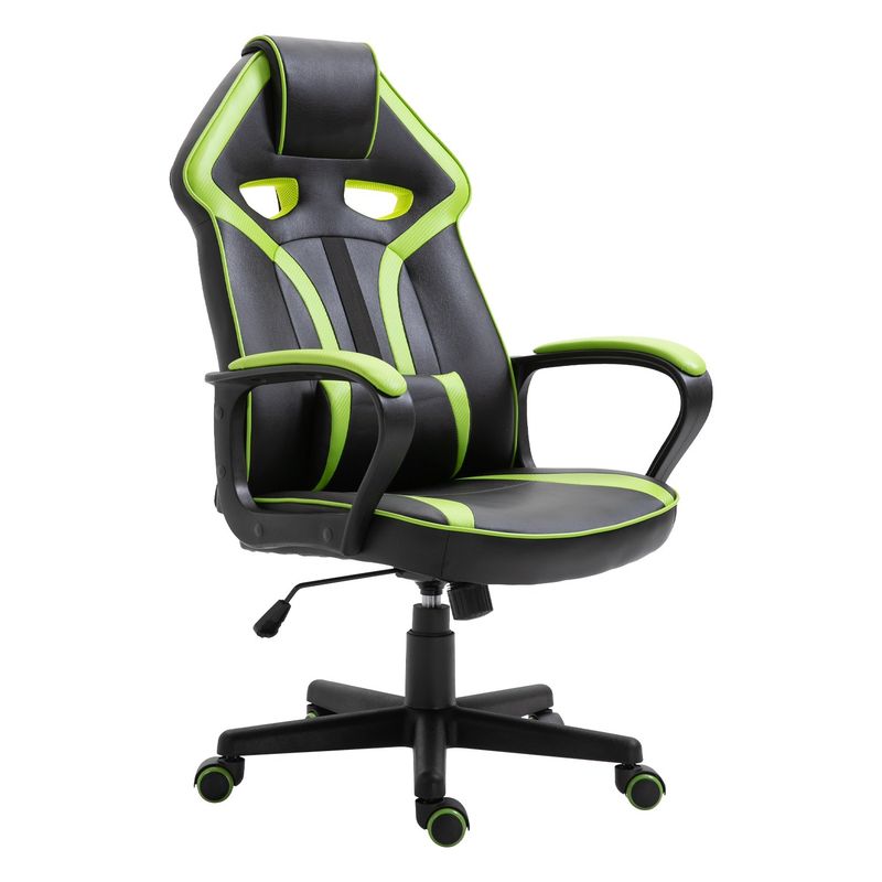 NOVAHUS - Silla Gamer Extreme Game Pvc Base Nylon - Verde