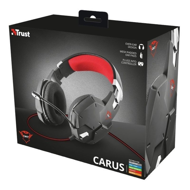 TRUST - AUDIFONO GAMER COMPATIBLE PS4 PS5 SWITCH TRUST GXT 322