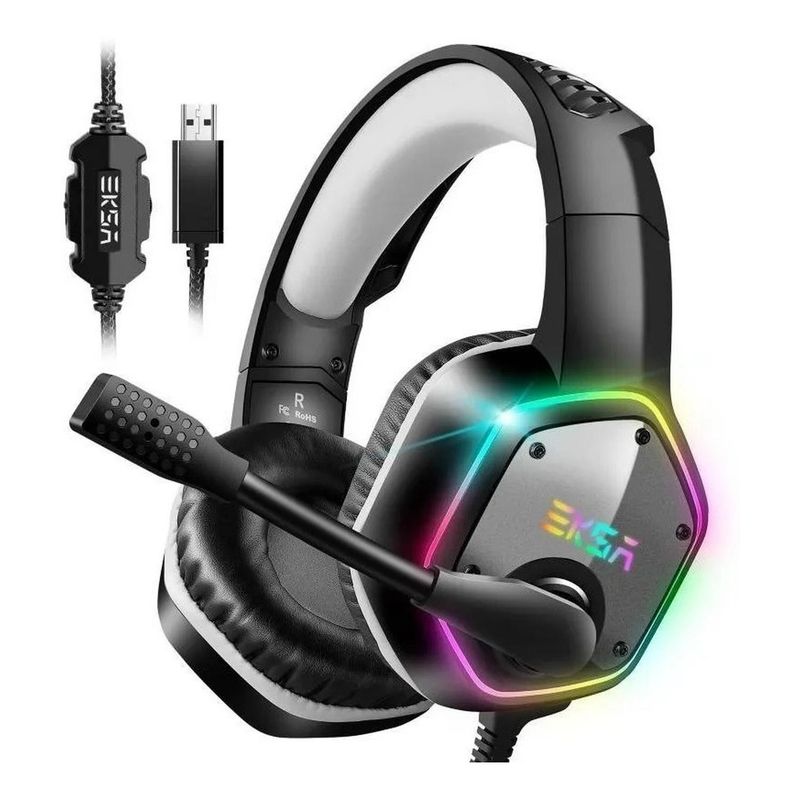 T-DAGGER - AUDIFONO EKSA E1000 GREY WIRED USB