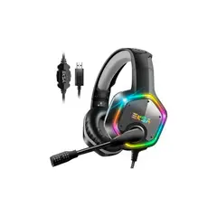 EKSA - AUDIFONO E1000 GREY WIRED USB
