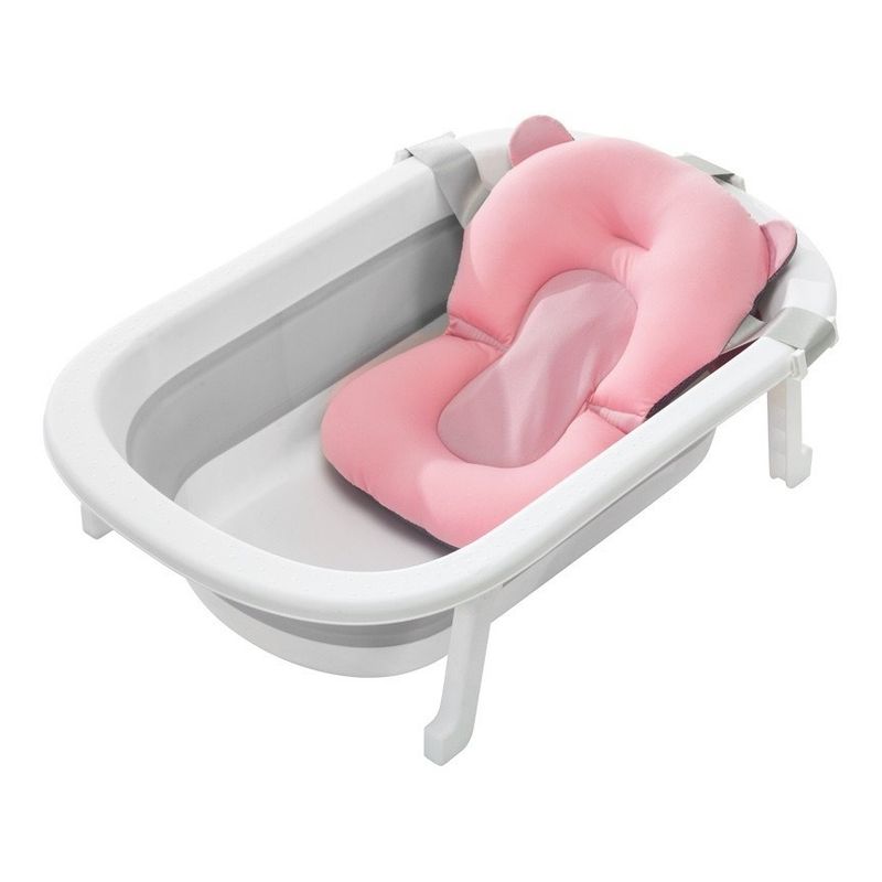 BJ HOGAR - Hamaca Rosa Malla Para Bañera Tina De Bebe