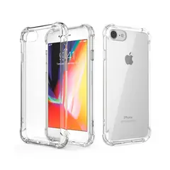 GENERICO - CARCASA PARA IPHONE SE 2020 TRANSPARENTE ANTIGOLPE
