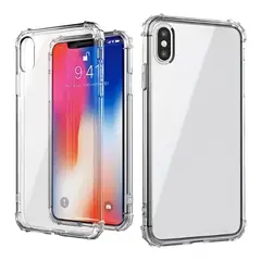 GENERICO - CARCASA PARA IPHONE X Y XS TRANSPARENTE ANTIGOLPE