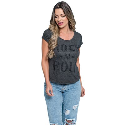 Imagen 2 del producto POLERA MC PEDRERIA ROCK N ROLL GRAY RC-20