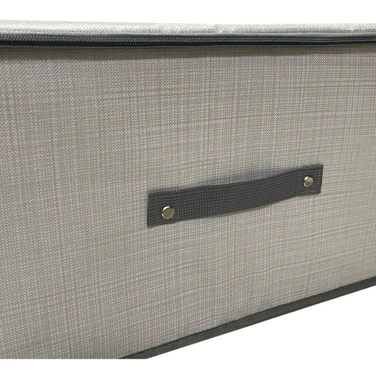 GENERICO - CAJA ORGANIZADOR DE TELA MULTIUSO 45X35X20CM GRIS