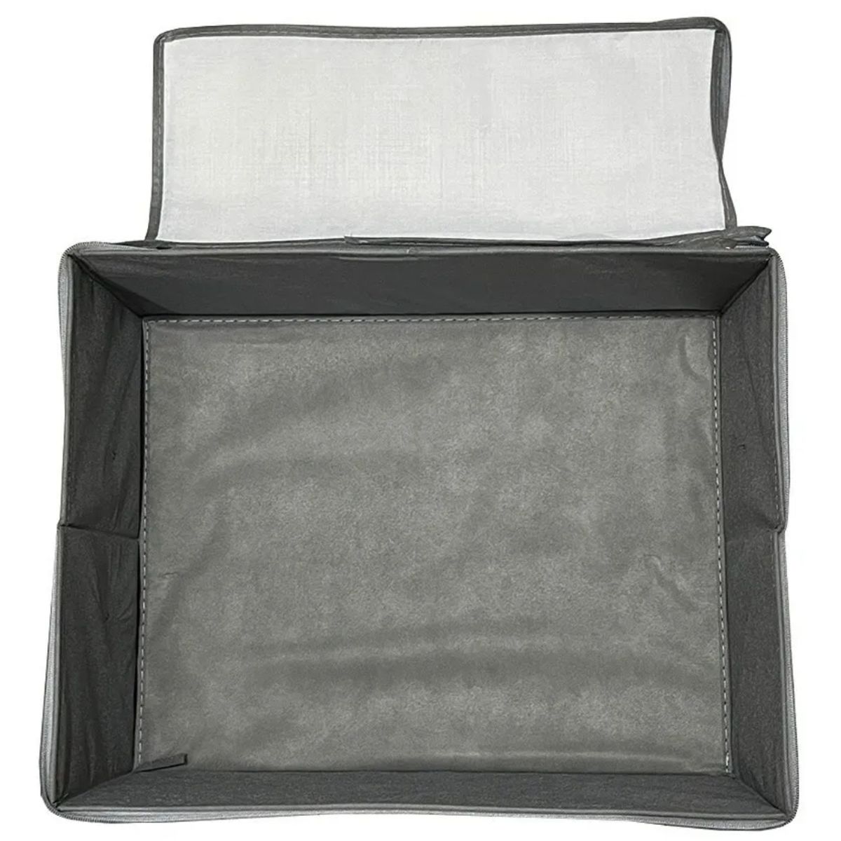 GENERICO - CAJA ORGANIZADOR DE TELA MULTIUSO 45X35X20CM GRIS