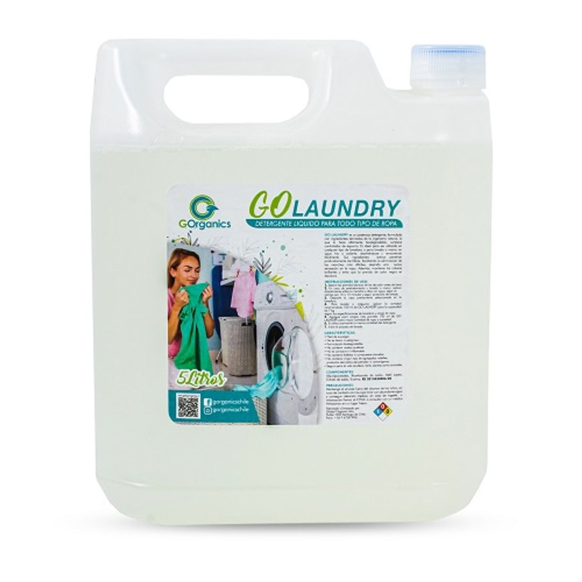 GORGANICS - Detergente Orgánico Go Laundry  5 lts