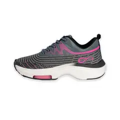 FURIA - Zapatillas Caroni Gris Fucsia Mujer