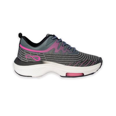Imagen 2 del producto Zapatillas Caroni Gris Fucsia Mujer