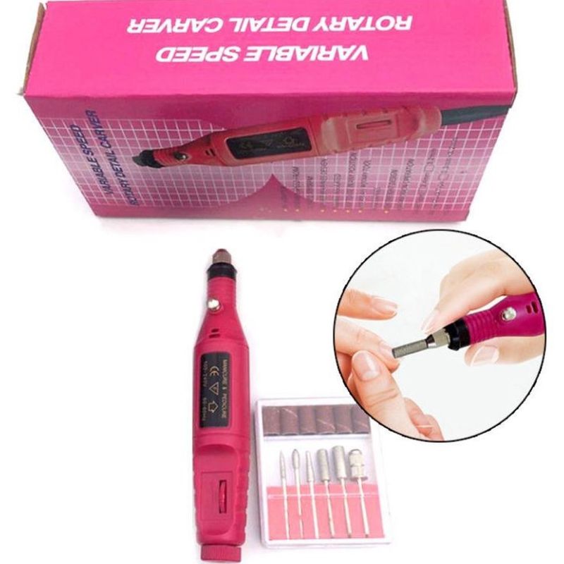 GENERICO - Kit Torno Profesional Manicure Pedicure Personal