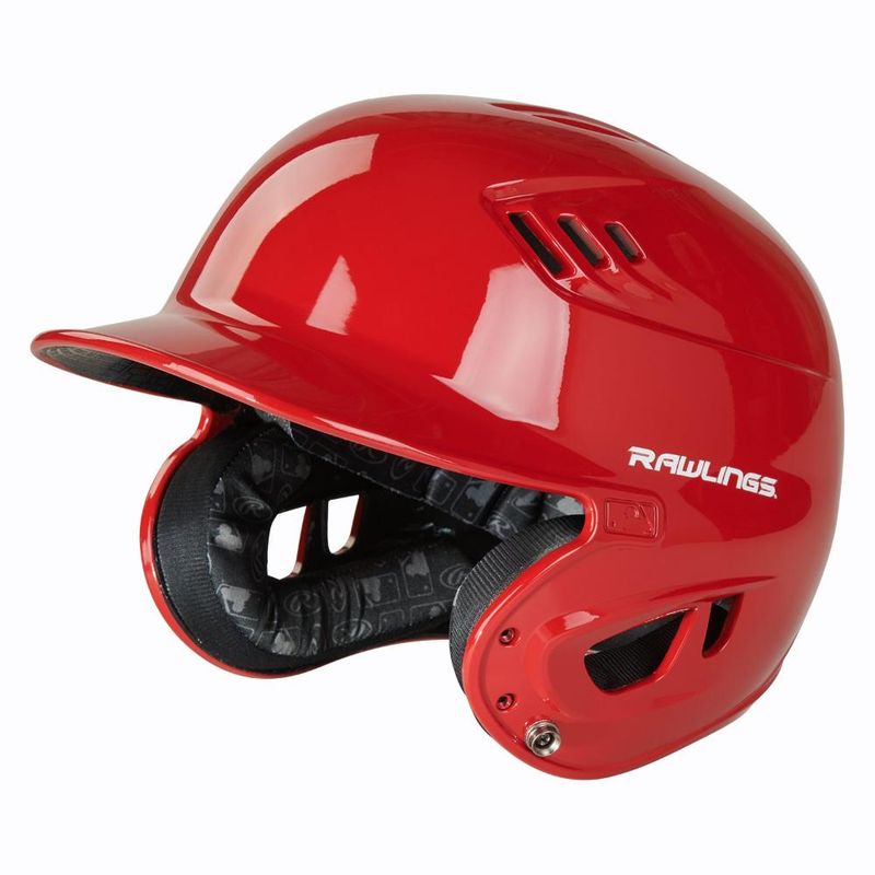 RAWLINGS - Casco Para Bateador Junior Velo Gloss - Rojo Onesize Rawlings - Rojo