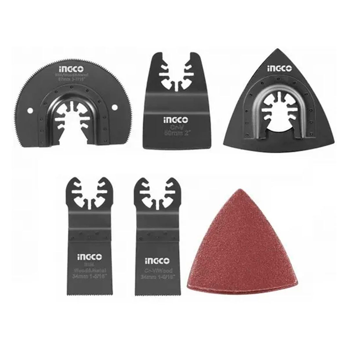 TOTAL TOOLS - Kit Juego De Hojas Multifuncional Oscilante 15 Piezas