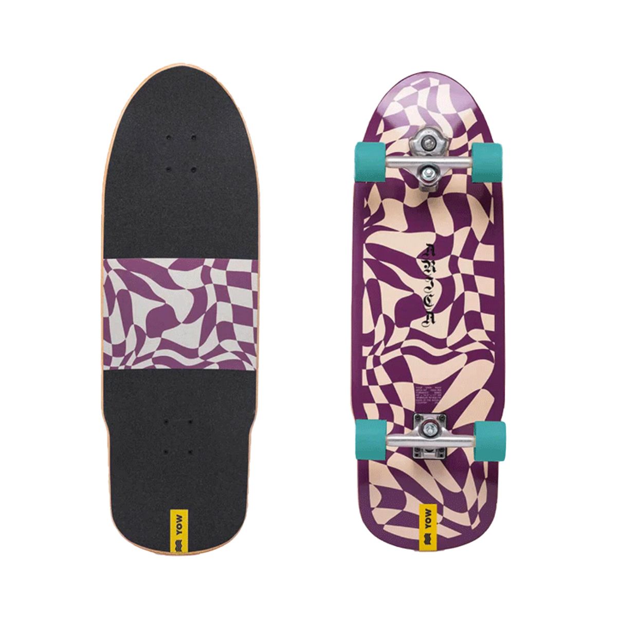 GENERICO - Tabla de Surfskate Arica 33" Simulador Surf YOW