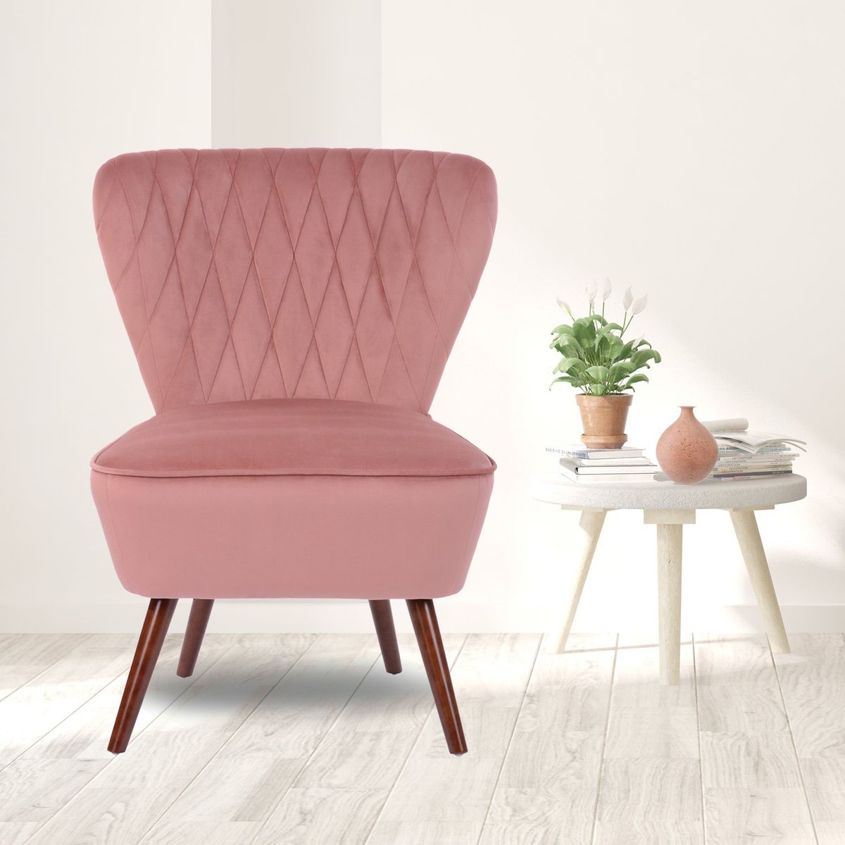 NOVAHUS - Sitial Poltrona Sofie Rosado