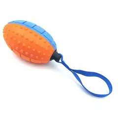 GENERICO - Juguete Para Morder Jugar De Goma Pequeño Rugby Para Perros
