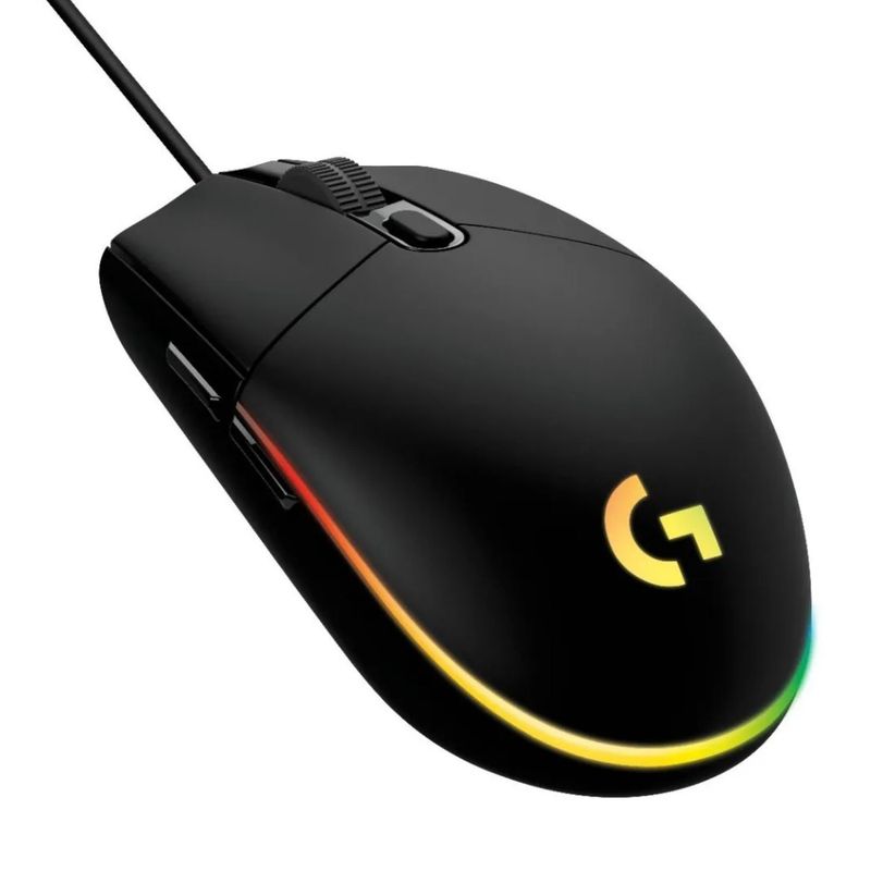 LOGITECH - Mouse Gamer Logitech G203 Negro Rgb - Crazygames