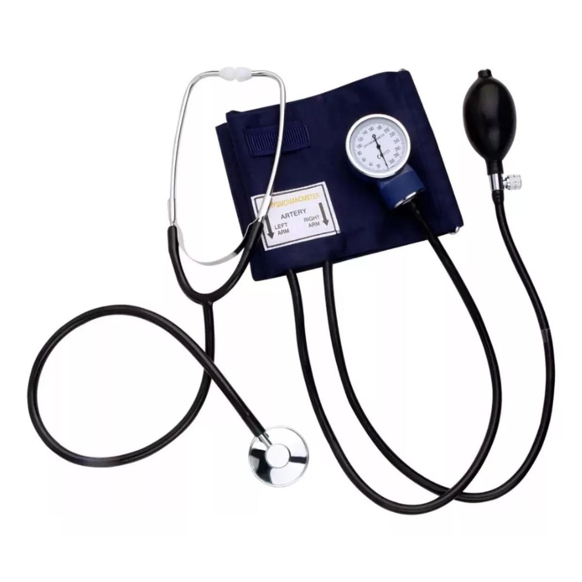 BOKANG - Pack Esfigmomanómetro Aneroide Con Estetoscopio Azul BOKANG