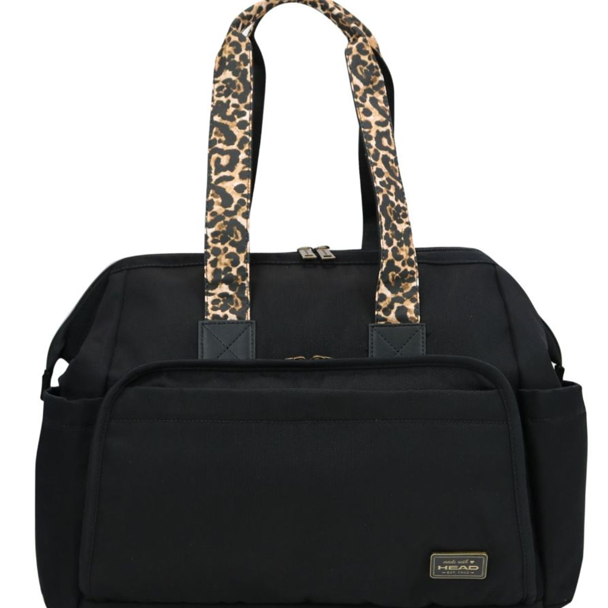 HEAD - Bolso Maternal Maternity Negro Animal Print Head