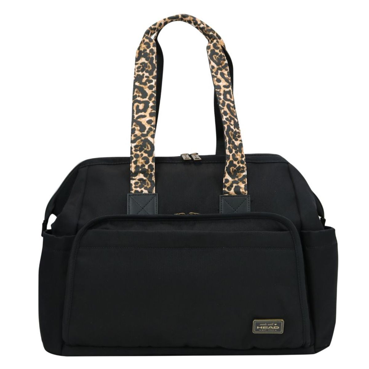 HEAD - Bolso Maternal Maternity Negro Animal Print Head