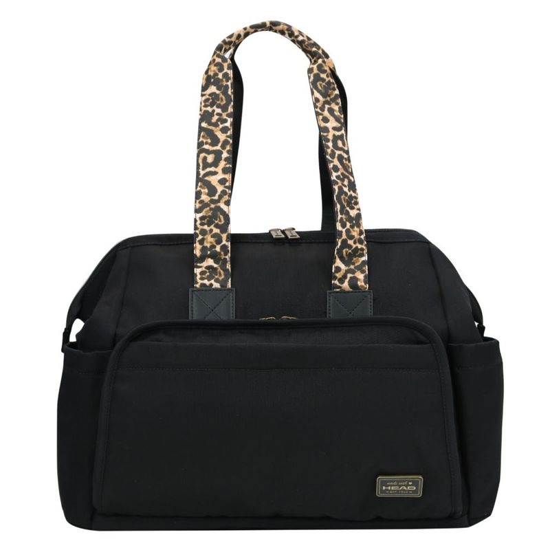 HEAD - Bolso Maternal Maternity Negro Animal Print Head