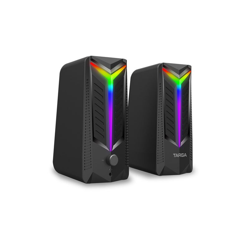 TARGA - Par de Parlantes Gamer para PC Targa Alpha X TARGA