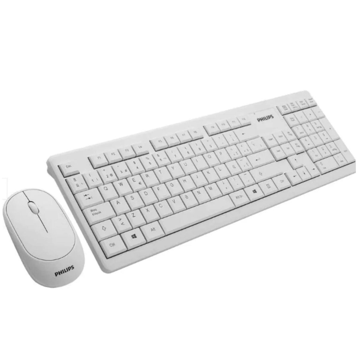 PHILCO - Kit Teclado Y Mouse Inalambrico USB Blanco 6314B Philco Pro