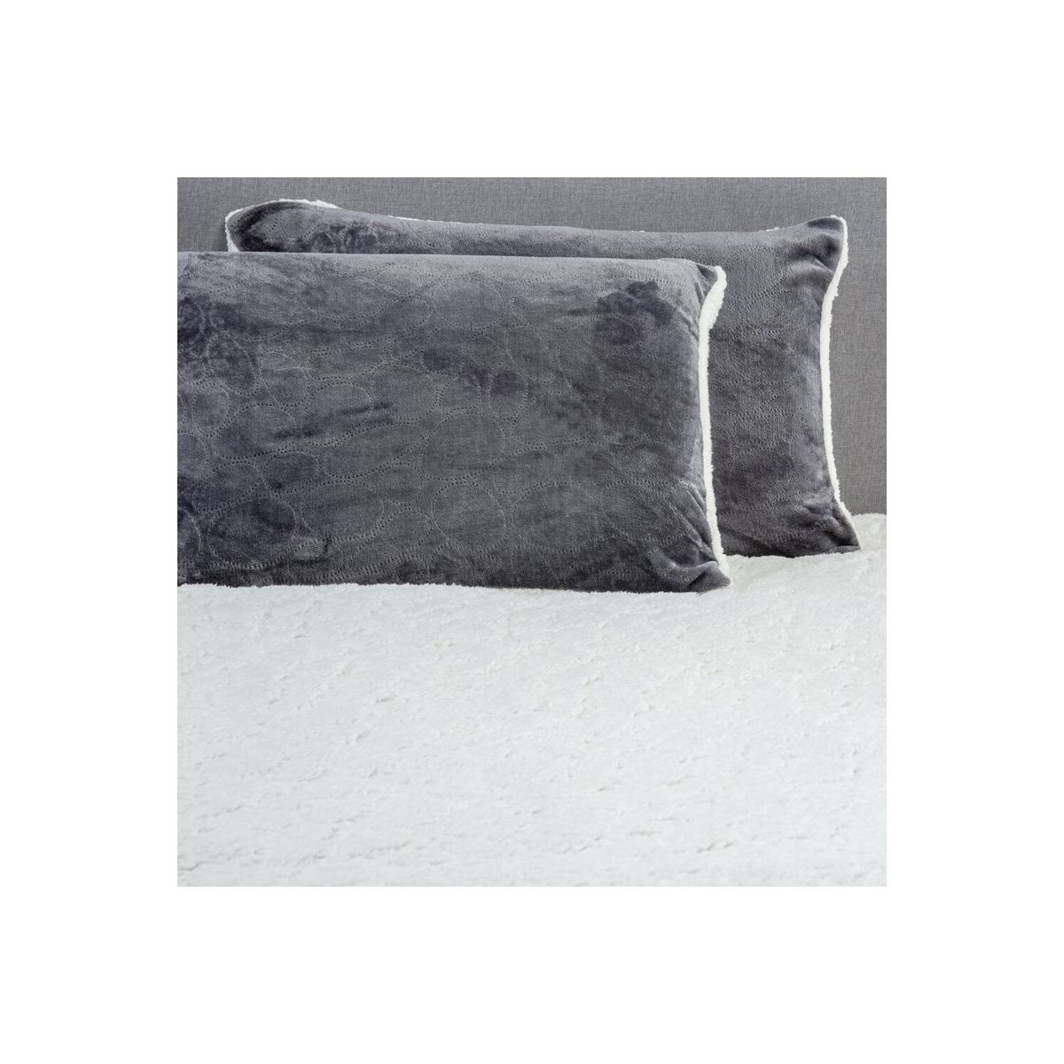 ZAHR - Cubrecama flannel sherpa king