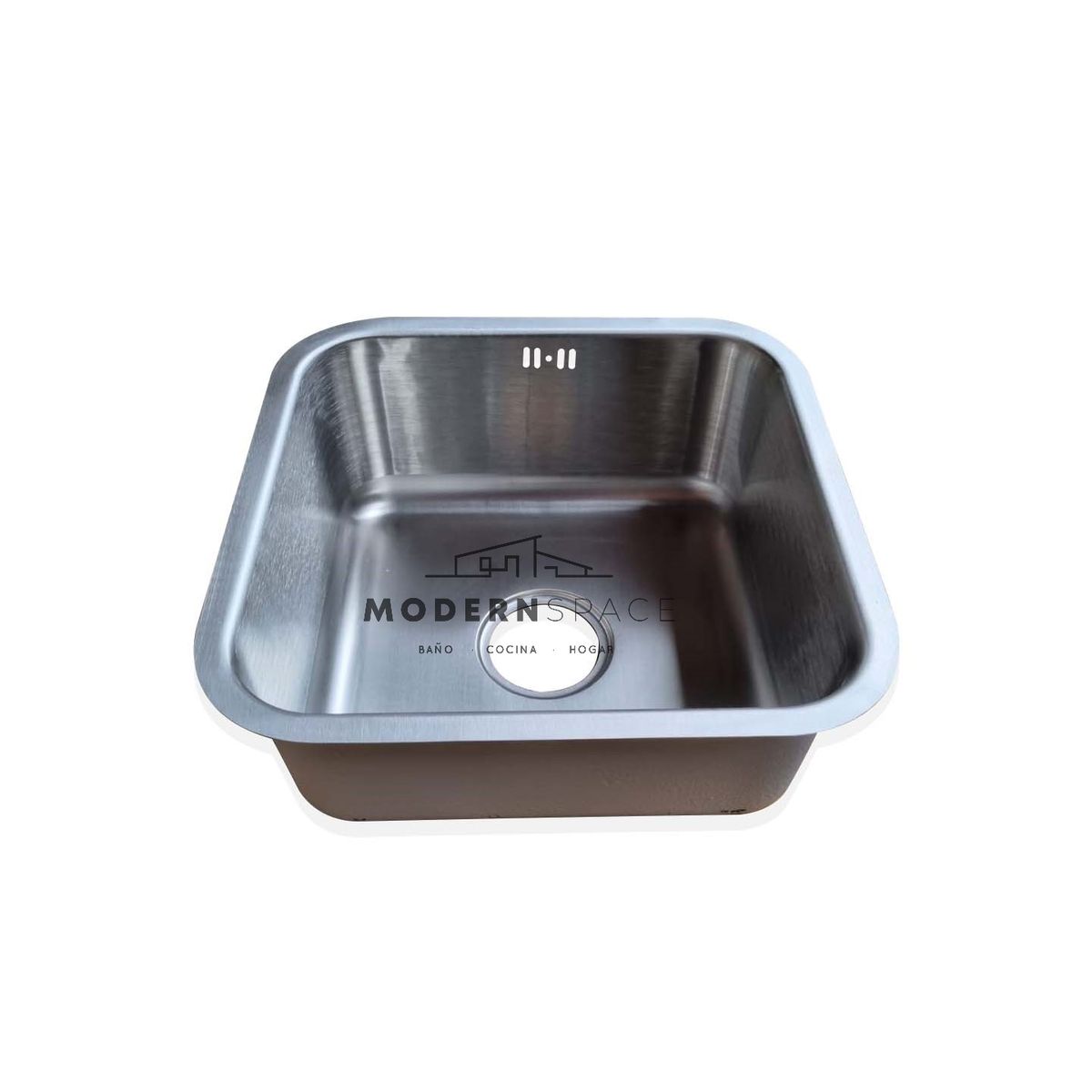 MODERN SPACE - Lavaplatos Bajo Cubierta Acero Inoxidable 41x41Moder Space