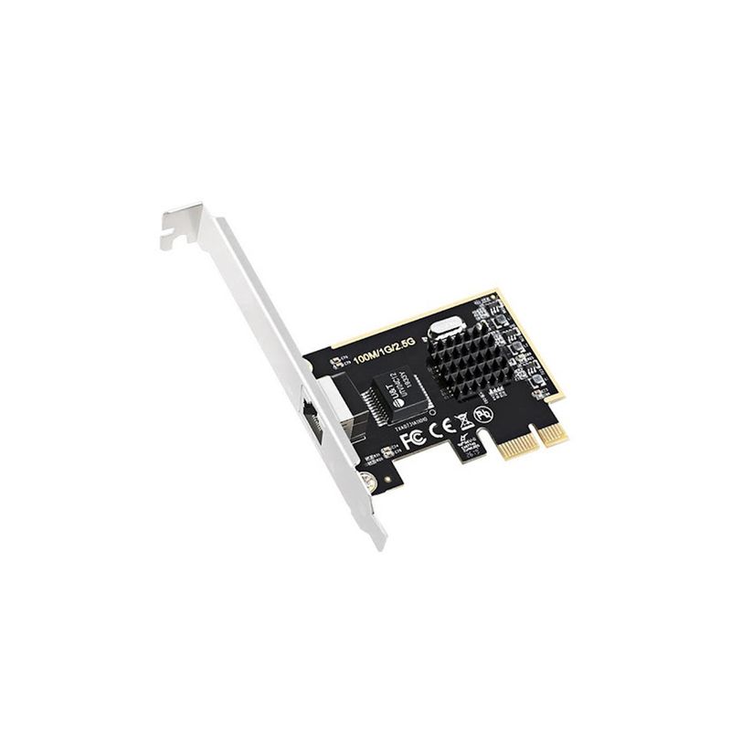 GENERICO - Tarjeta Red Interfaz Ethernet PCI-E 2.5Gbps GENERICO