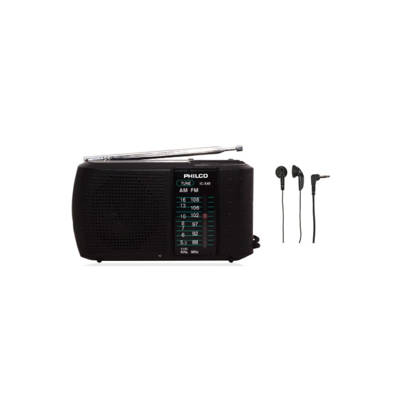 PHILCO - Radio Portatil C/ Parlante Y Audífono PHILCO
