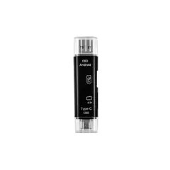 GENERICO - Multilector USB MicroSD a USB C MicroSD Llavero Android PC