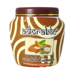 ADORABLE - Crema Facial Coco Almendra 300 ml - Turquesa
